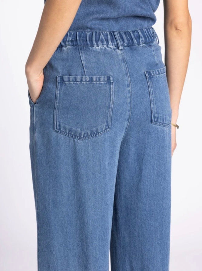 Maelis Pants Denim Blue