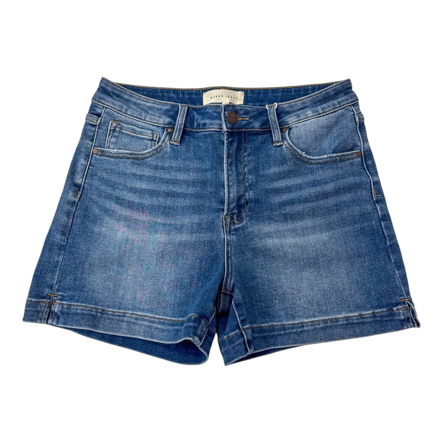 Sadie Med Wash Denim Shorts