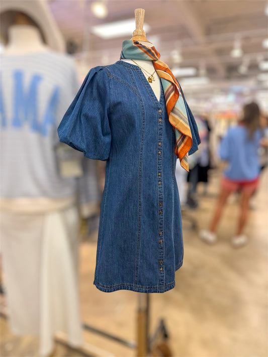 Charlotte Dark Denim Dress