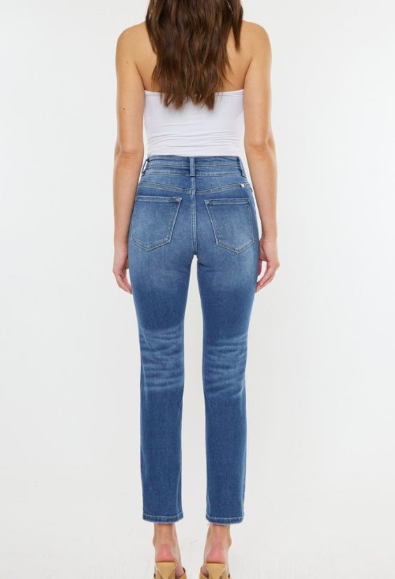 Brooke High Rise Straight Denim