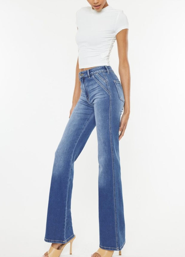 Frenchy Wide Flare Denim