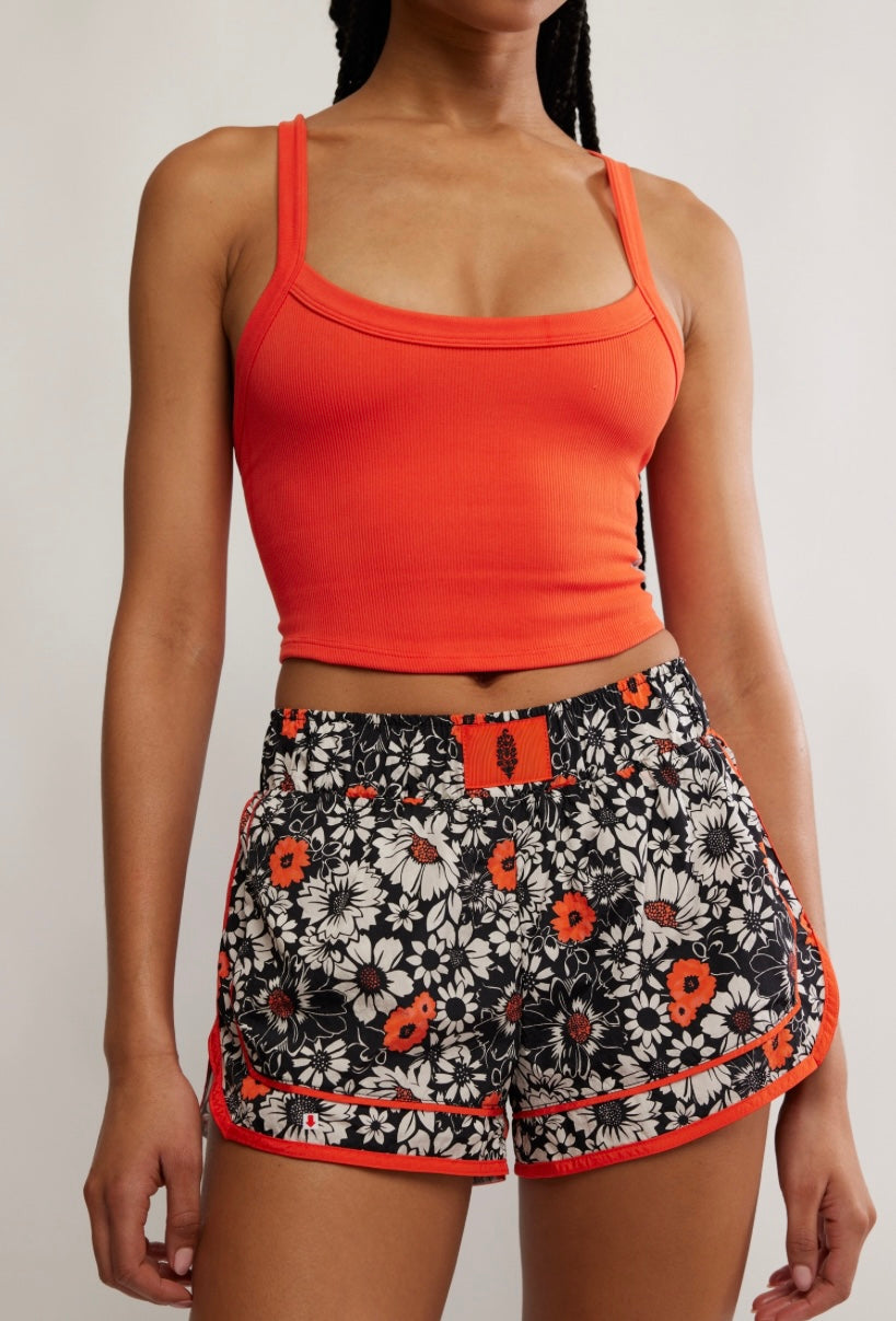 Varsity Blues Short Print Tuxedo Floral