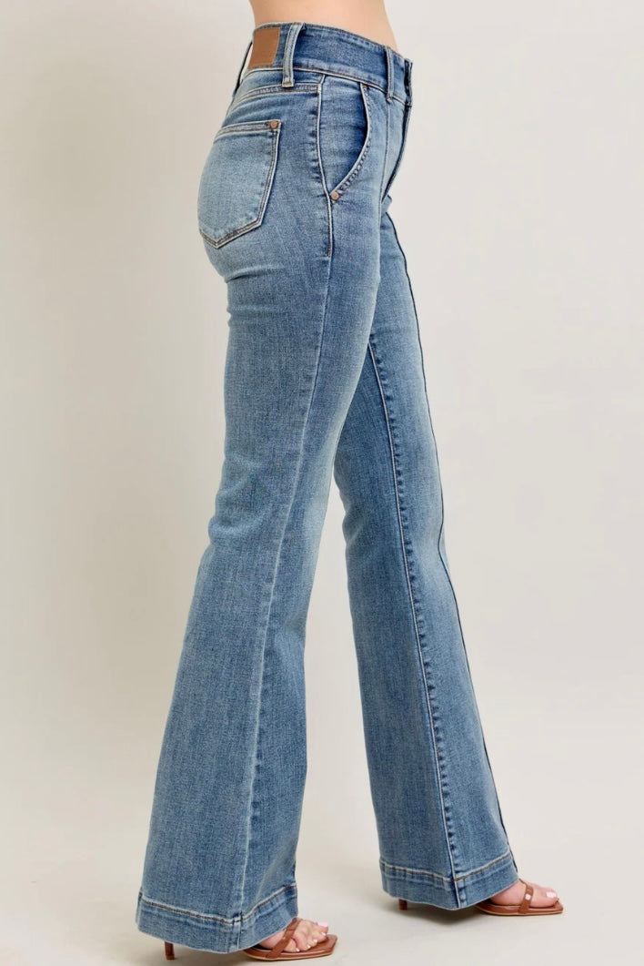 Judy Blue HW Trouser Flare