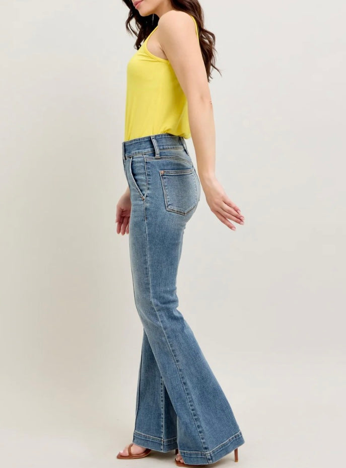 Judy Blue HW Trouser Flare