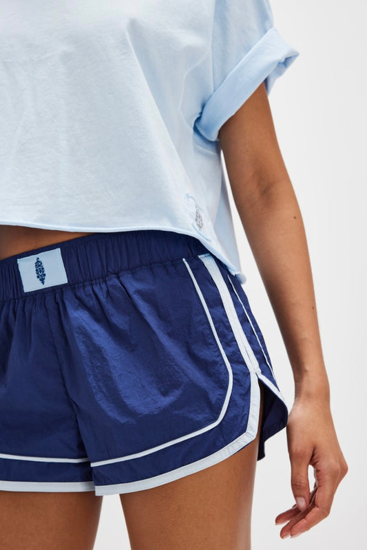 Varsity Blues Short Black Grape