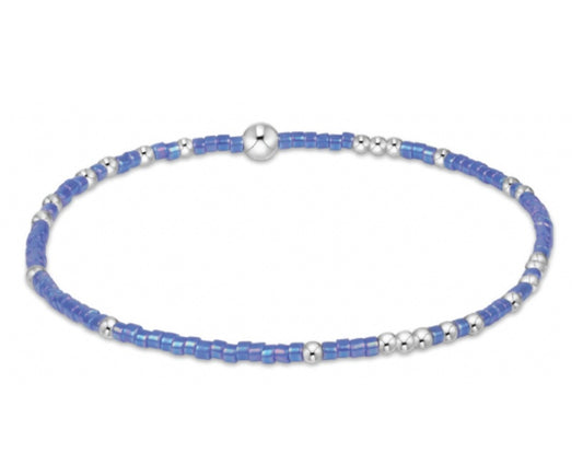 Hope Unwritten Sterling Bracelet - Bright Blue