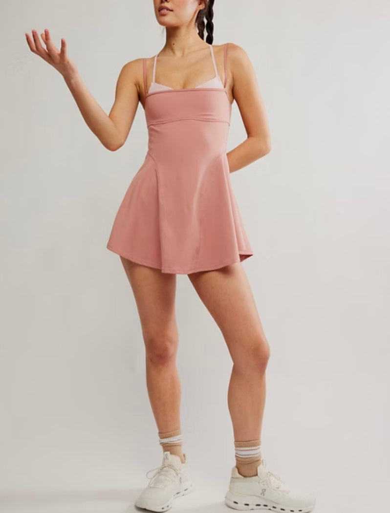 Baseline Tennis Dress Petal
