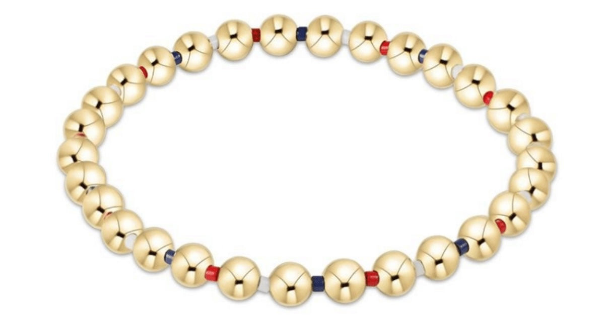 Hope Grateful 5mm Bead Bracelet-Firecracker