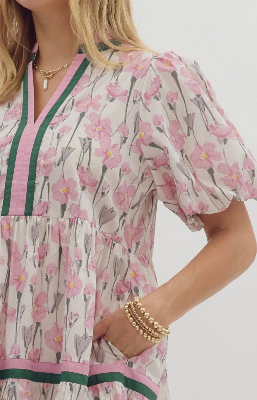 Petal Dust Floral Dress