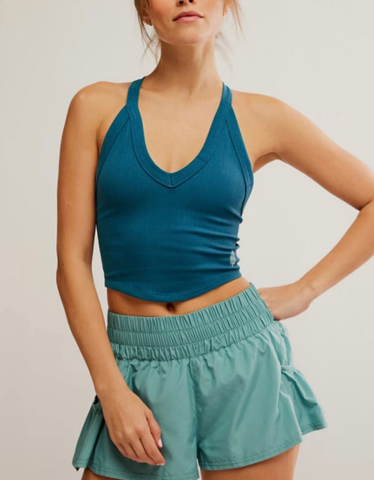 All Clear Vneck Cami Celestial Blue