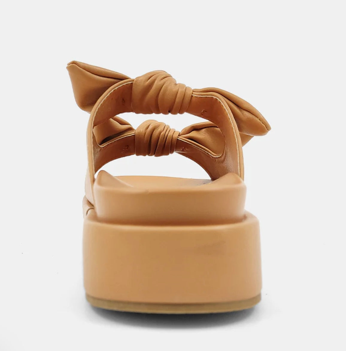 KiKi Camel Flatform Sandals