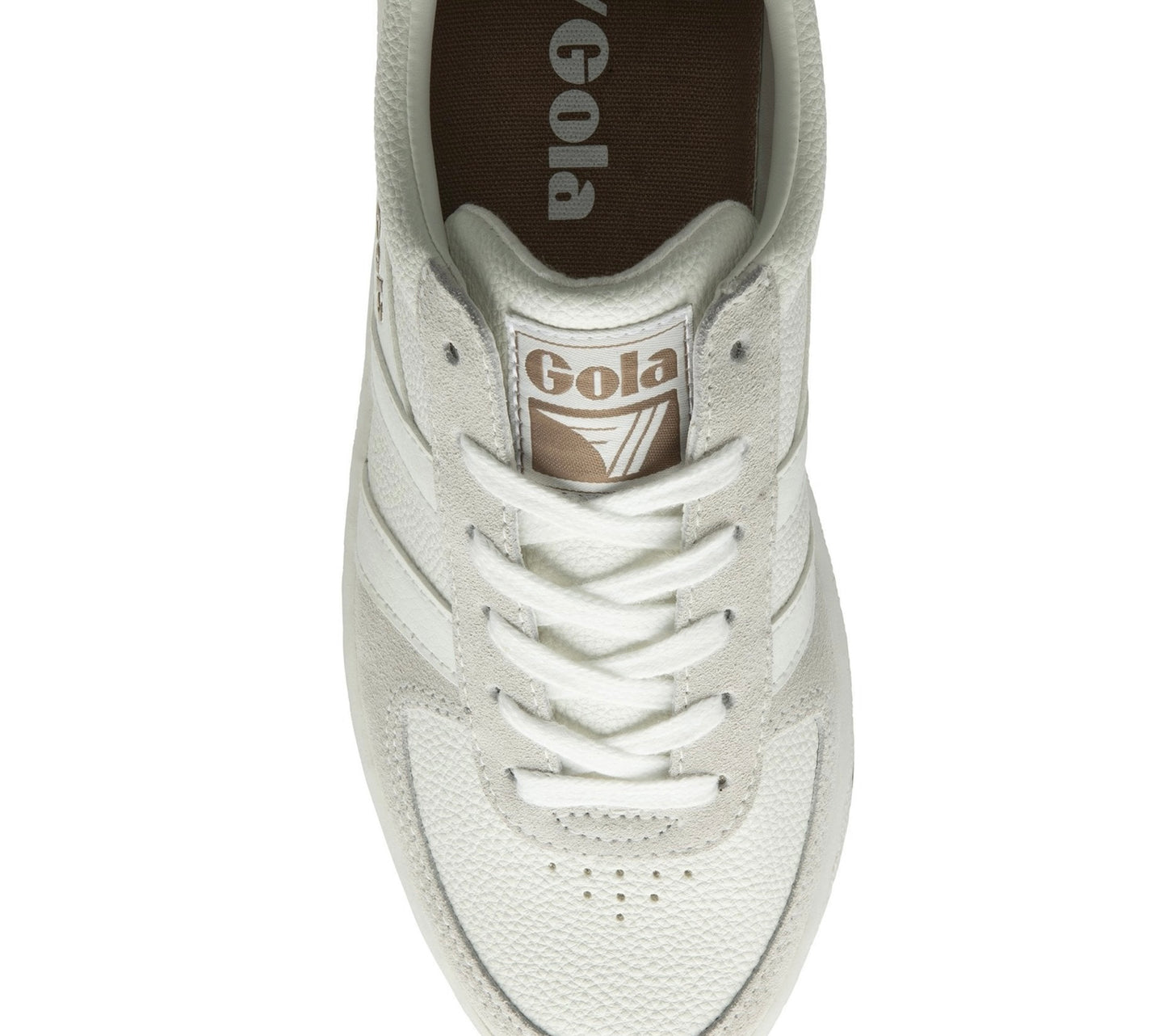 Gola Women’s Grandslam 88 Trainer White/Light Caramel