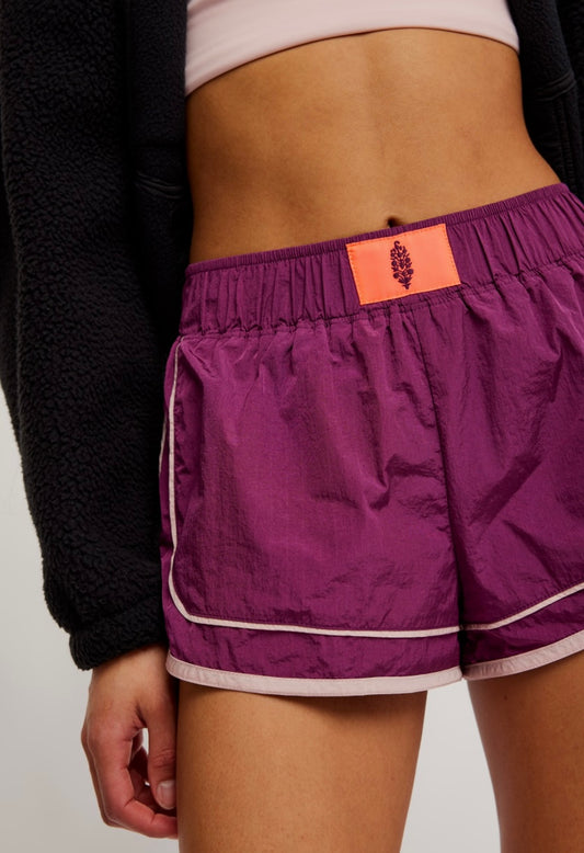Varsity Blues Short Deep Mulberry
