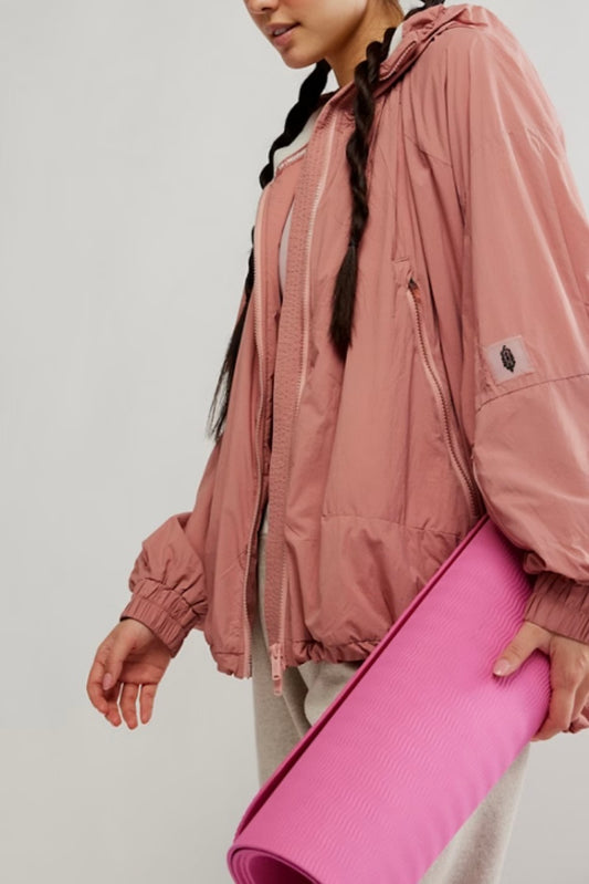 Explore More Fleece Jacket Petal Pink