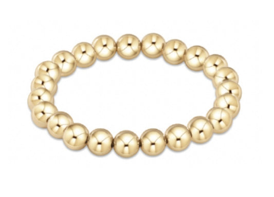 Classic Gold 8mm Bead Bracelet