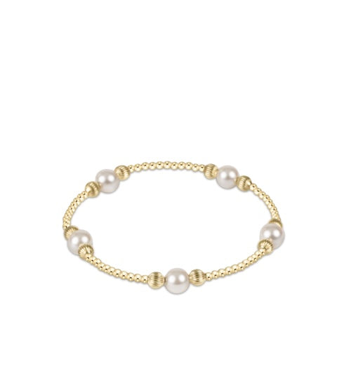 Purpose Pearl 6mm Bead Bracelet - Dignity