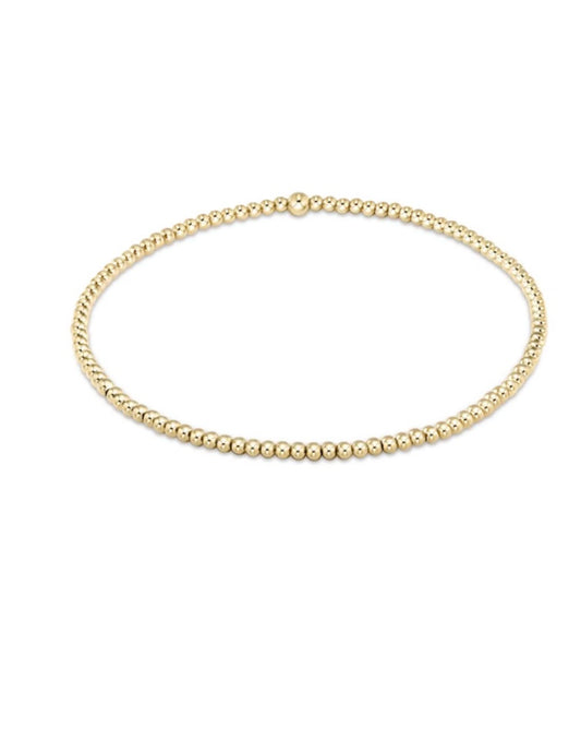 Egirl Classic Gold 2mm Bead Bracelet