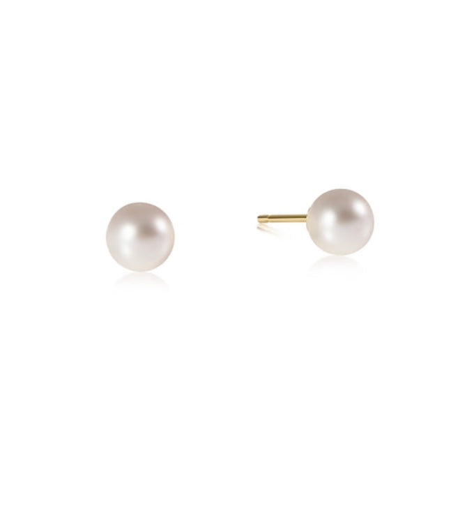 Classic 6mm Ball Stud - Pearl