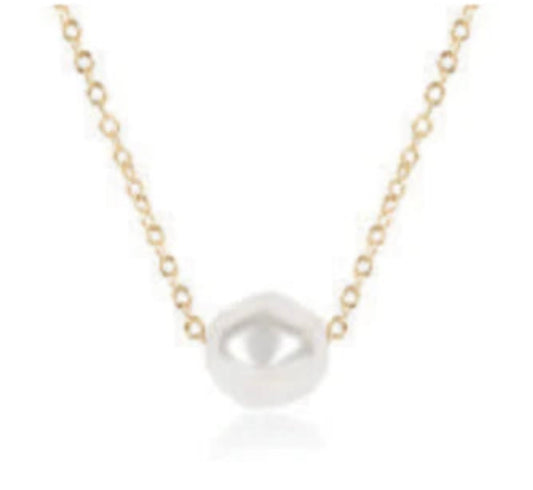 EGirl 14” Necklace Gold - Admire Pearl