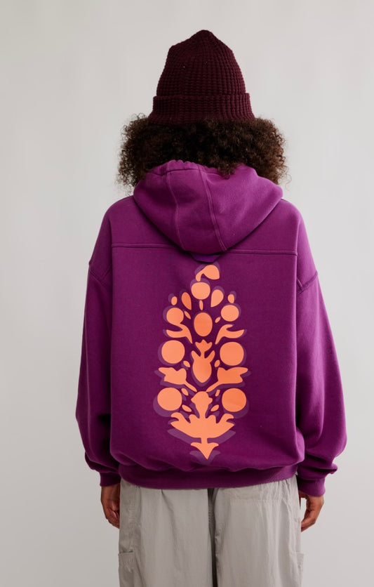 Final Call Hoodie Logo Deep Mulberry Combo