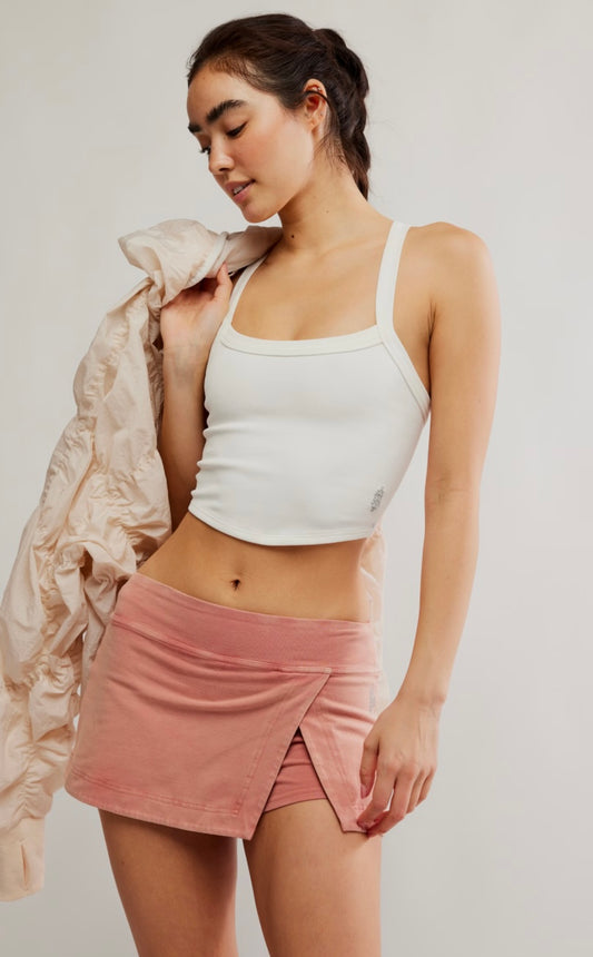 Hot Shot Mini Skort Petal
