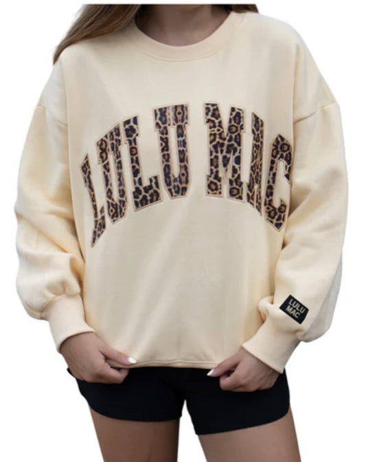 Butter Leopard LuLu Mac Sweatshirt