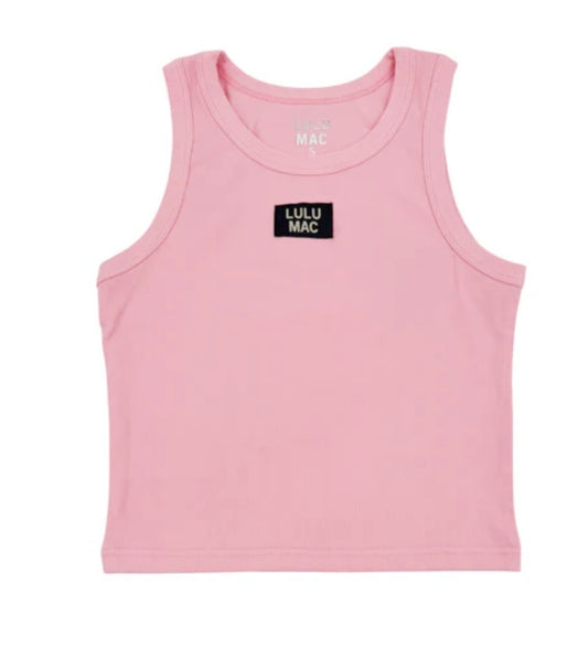 Light Pink LULU MAC SOLID TANK TOPS