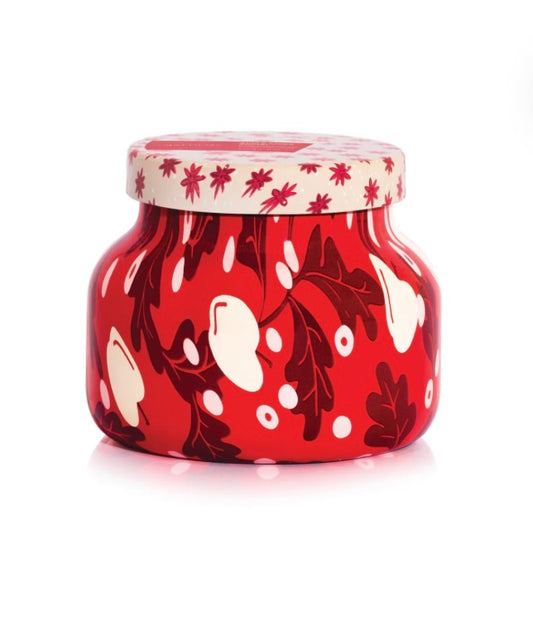 8 oz Apple Cider Social Holiday Pattern Play Petite Candle