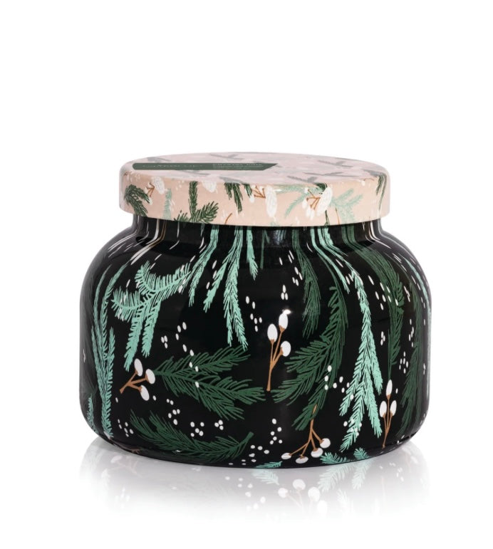 8 oz Crystal Pine Holiday Pattern Play Signature Candle