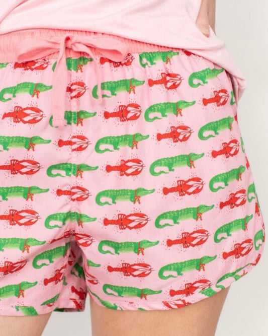 Women’s Cajun Christmas Lounge Shorts