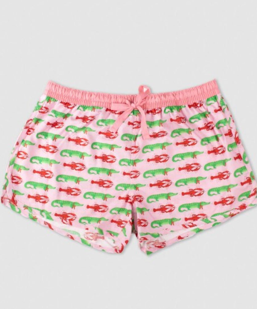 Women’s Cajun Christmas Lounge Shorts