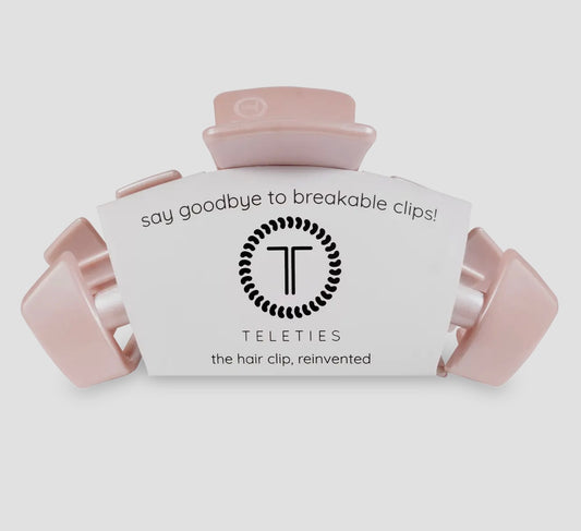Classic Pearly Pink Medium Claw Hair Clip