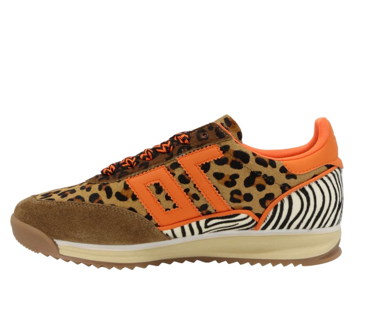 Jogger L Mix Cuoin Orange Sneakers