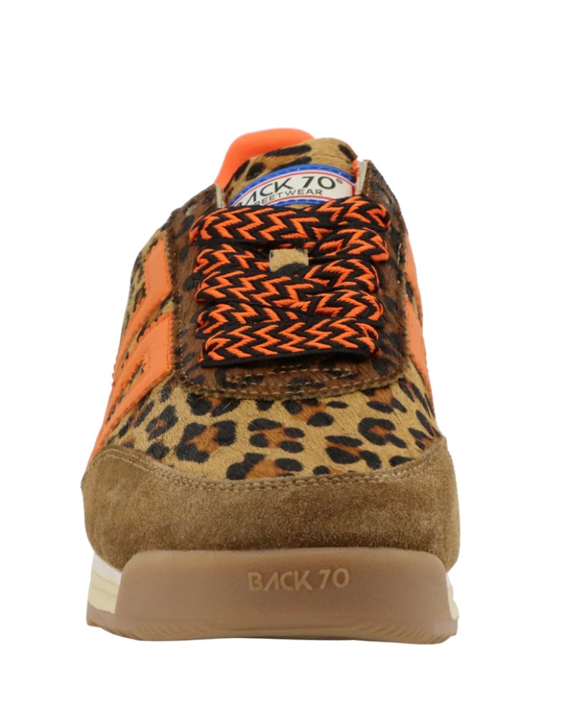 Jogger L Mix Cuoin Orange Sneakers