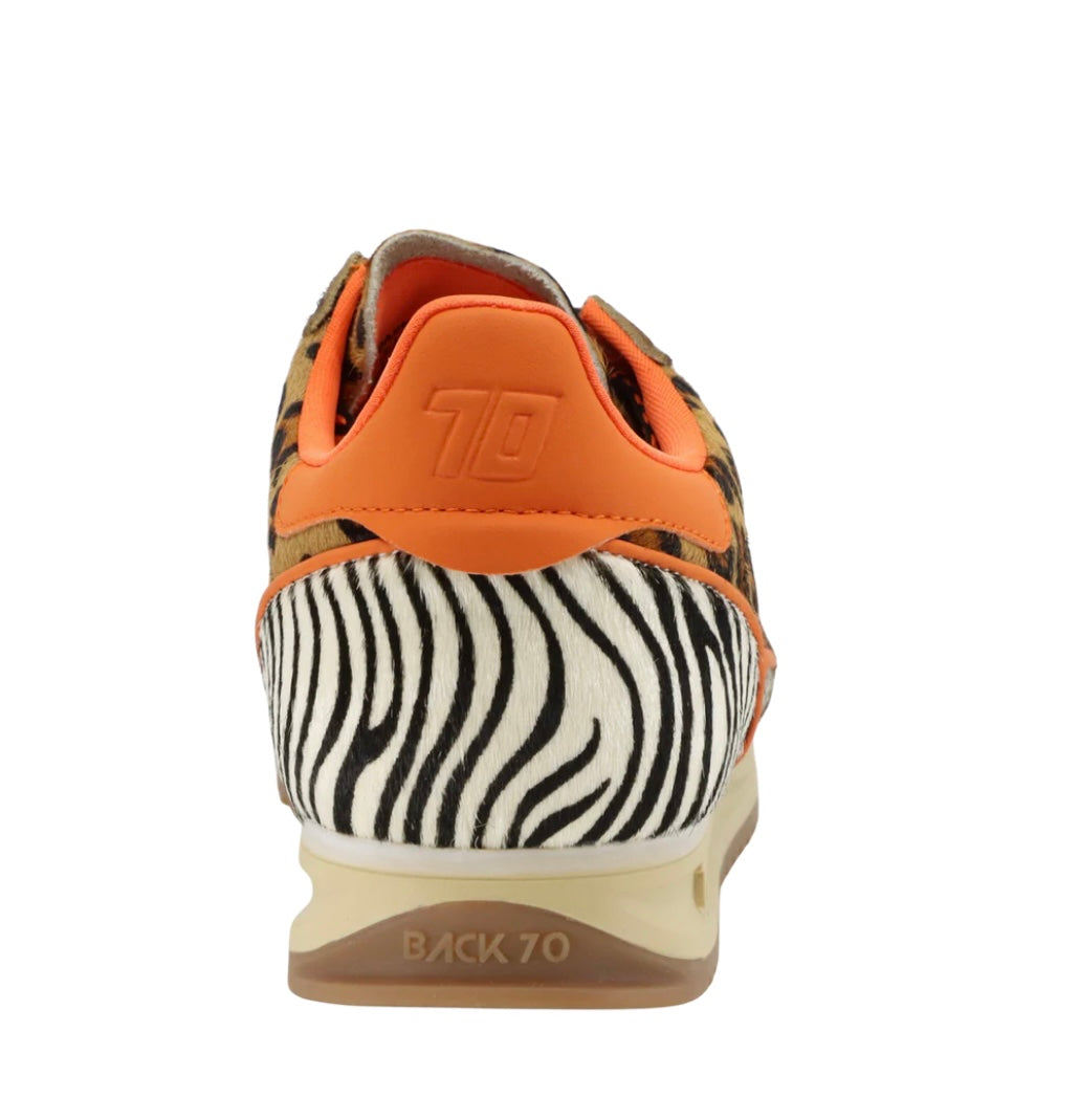 Jogger L Mix Cuoin Orange Sneakers