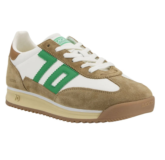 Jogger M White Camel Green Sneakers