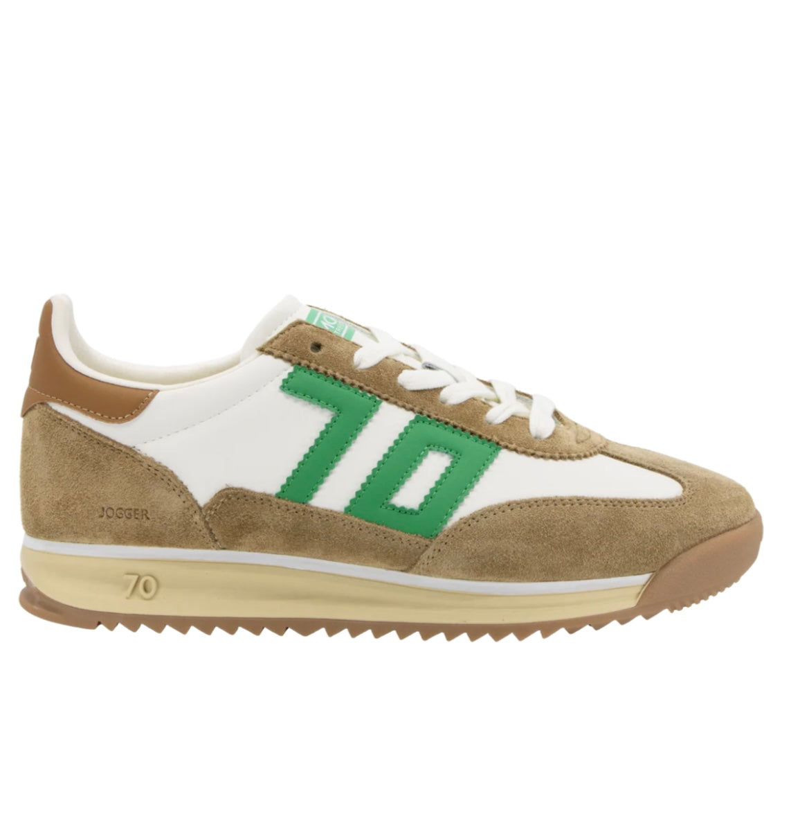 Jogger M White Camel Green Sneakers