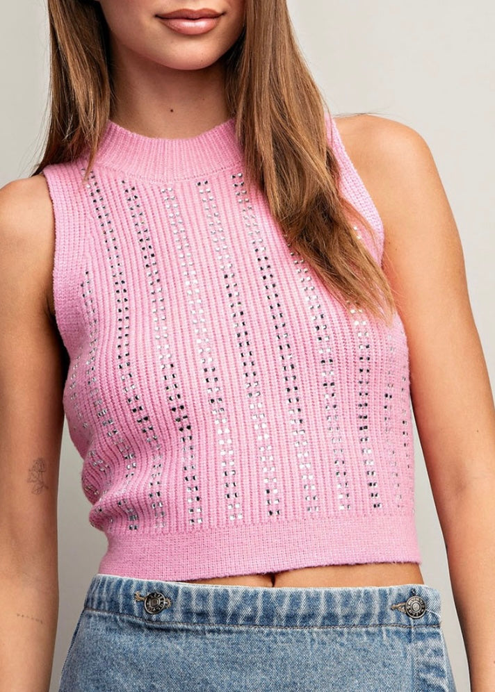 All that Jewel Pink Top