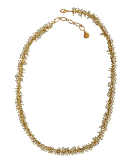 CPJ Sprinkles Short Necklace Pearl