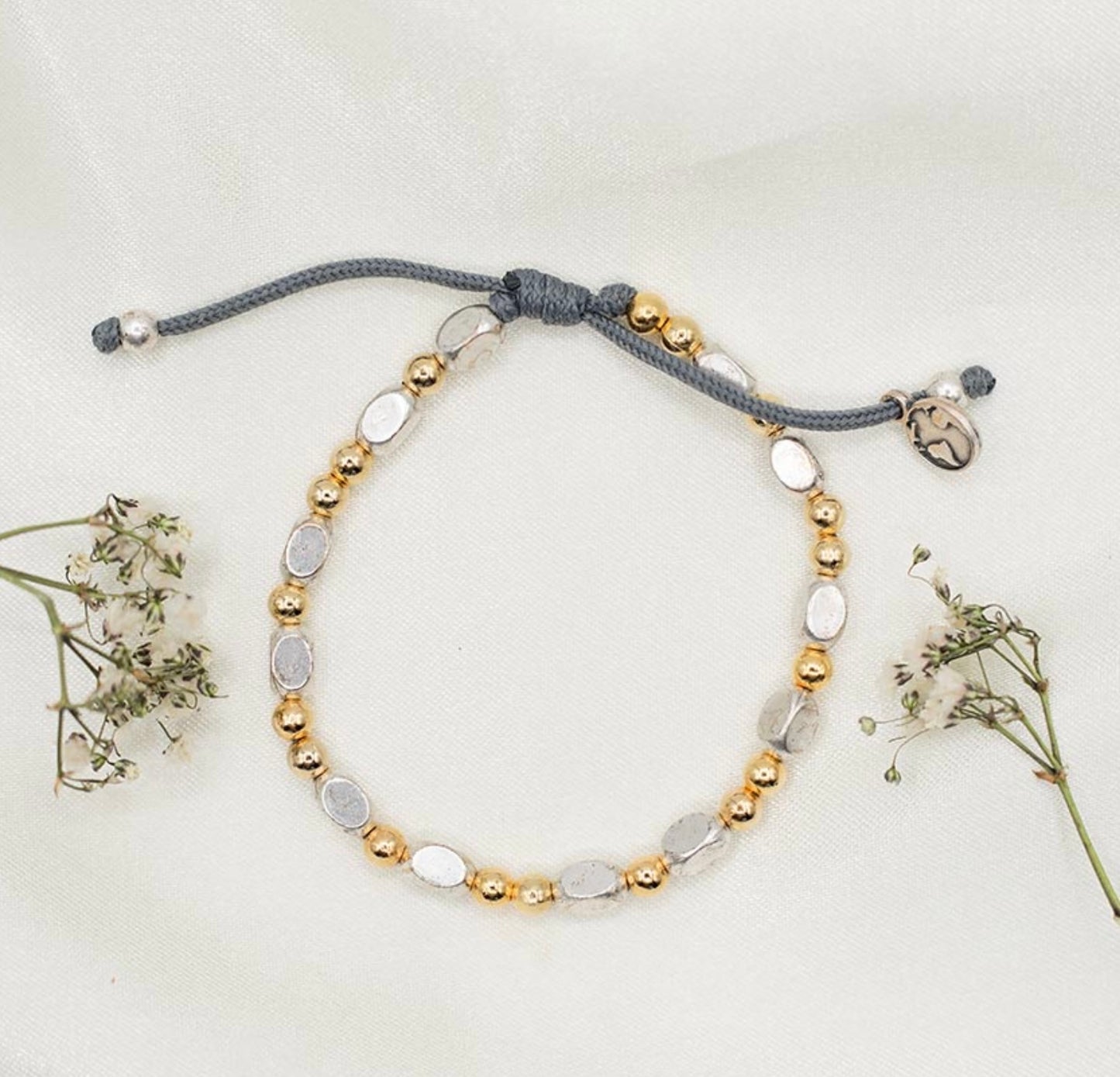Kind Morse Code Bracelet - Mix Shape Beads