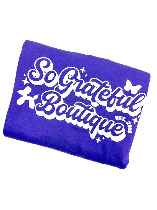 SGB Purple Gil Crewneck