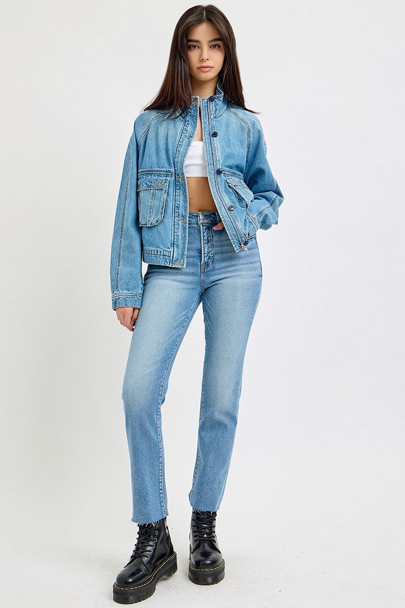 Sasha Pocket Denim Jacket