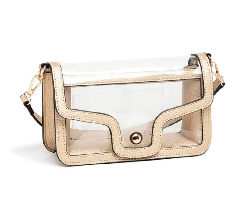 Oh Snap Clear Stadium Purse