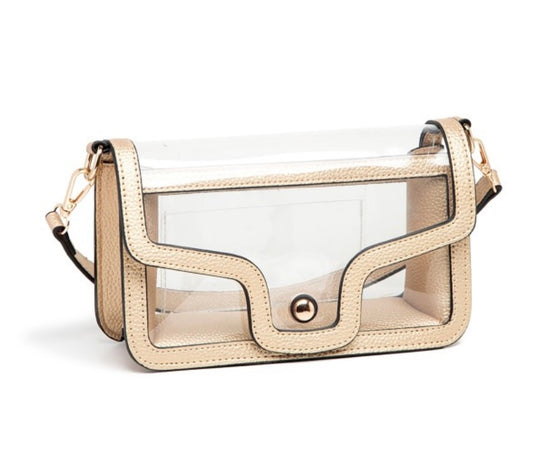 Oh Snap Clear Stadium Purse