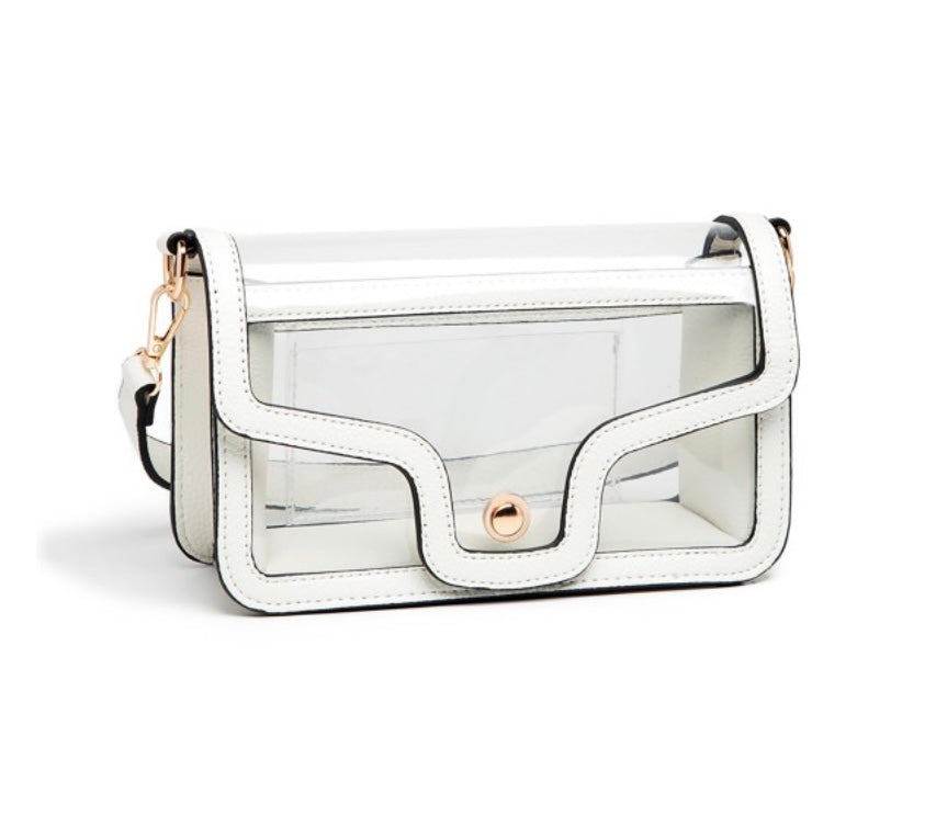 Oh Snap Clear Stadium Purse