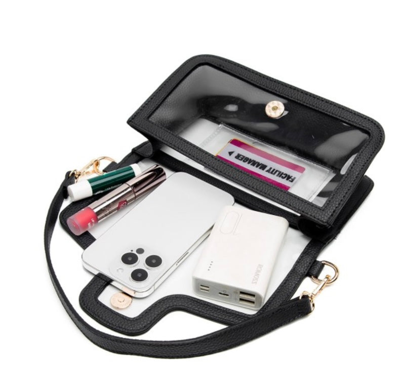 Oh Snap Clear Stadium Purse