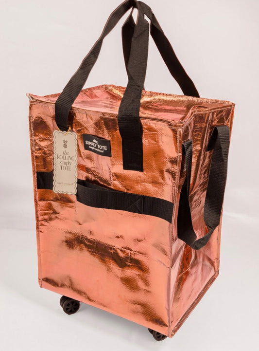Umber Roll Tote By Simply Southern