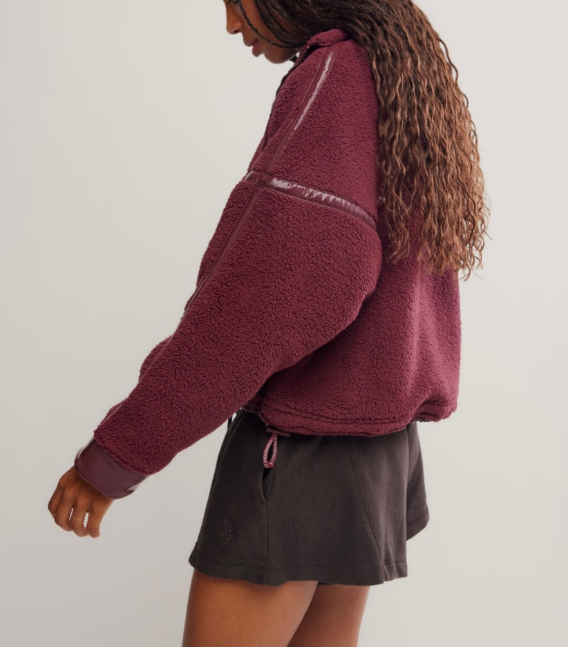 Mountain High Shine 1/2 Zip Mahogany Combo