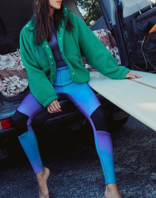 Hit The Slopes Jacket Green Glow