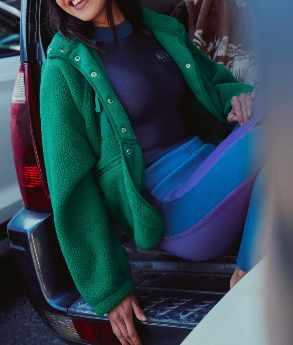 Hit The Slopes Jacket Green Glow